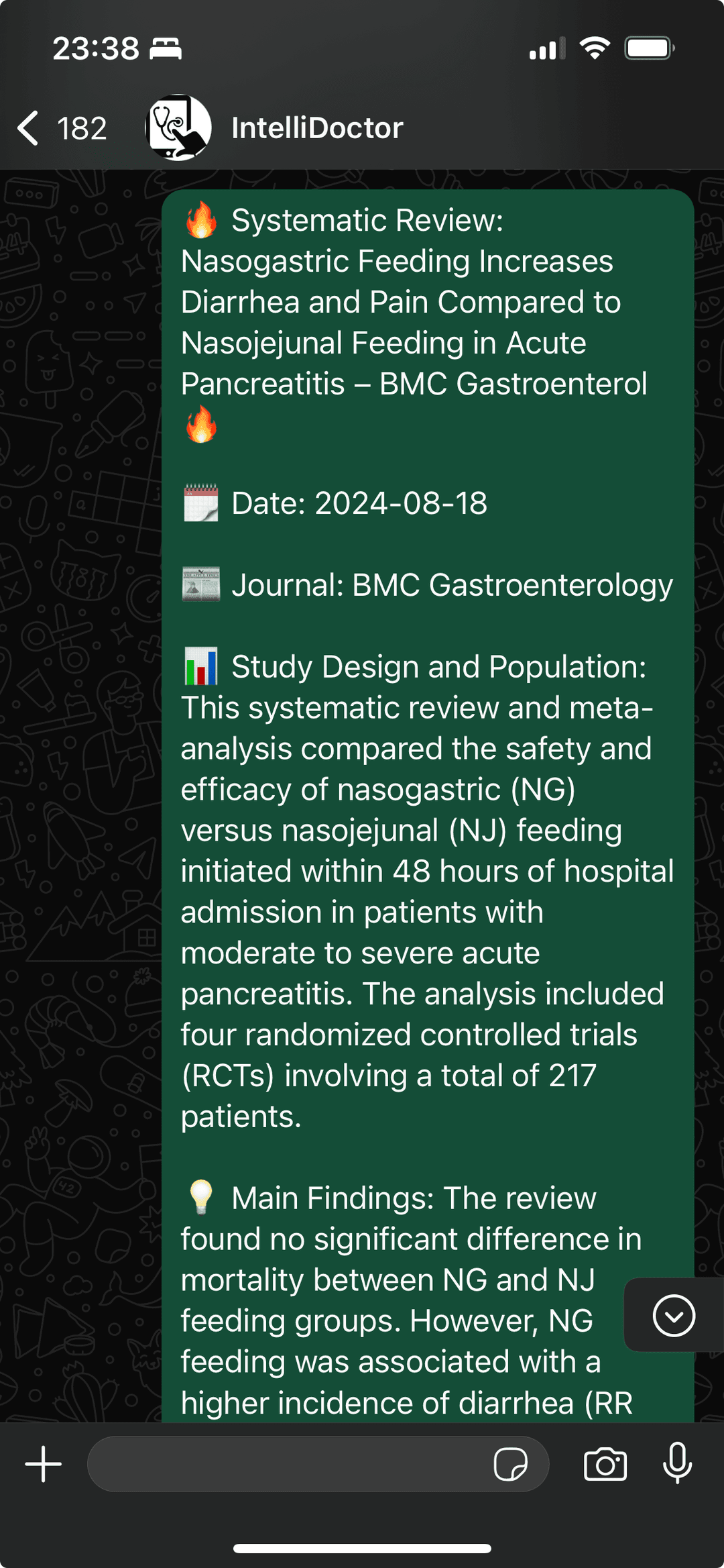 IntelliDoctor app screen